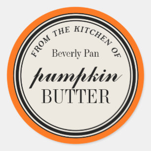 "From the Kitchen of" Circle Label Template