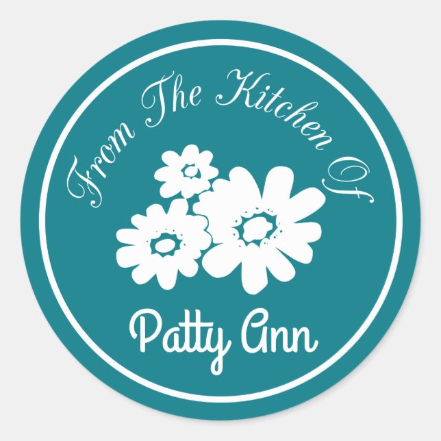 From The Kitchen Of Classic Round Sticker (Front)