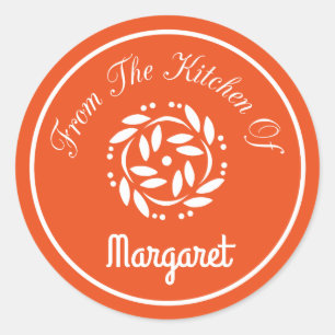 From The Kitchen Of Classic Round Sticker