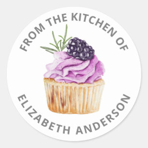 From the Kitchen of Cupcake Pastry Chef Bakery Classic Round Sticker