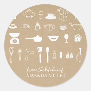 From the Kitchen of Kraft Round Sticker