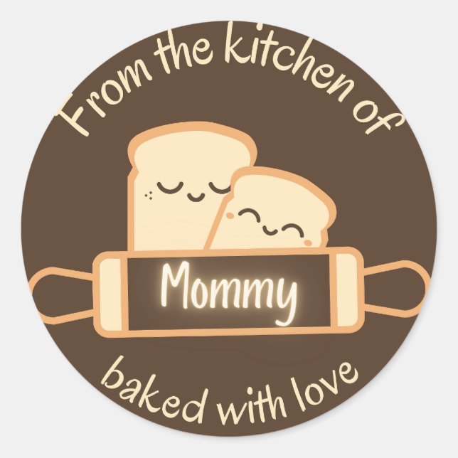 "From the kitchen of Mum" Sticker (Front)