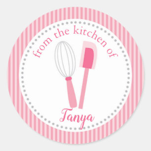 From the Kitchen Of Personalised Stickers