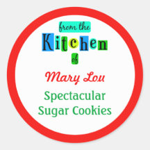 From the Kitchen of Red Green Baking Stickers