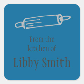 "From The Kitchen Of" Rolling Pin Stickers