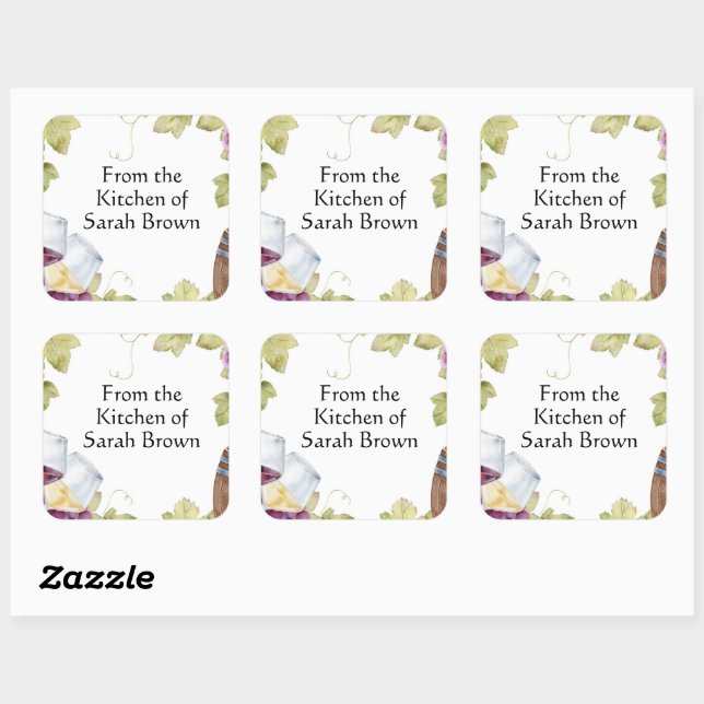 From the kitchen of stickers (Sheet)