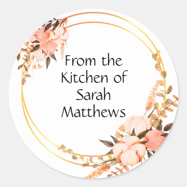 From the kitchen of stickers (Front)