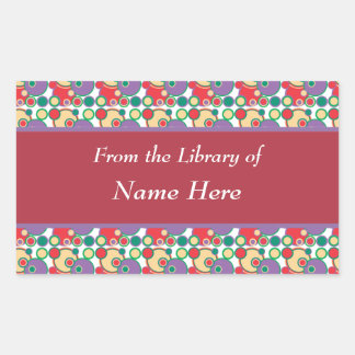 From the Library of Abstract Art Stickers