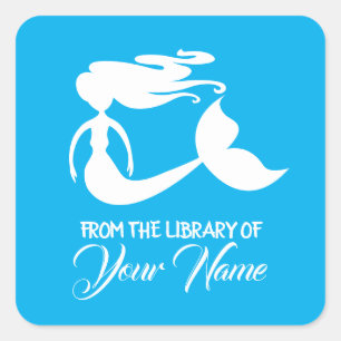 From the library of children's bookplate stickers