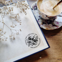 From the Library Of Custom Dragonfly Ex Libris