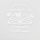 From The Library of Custom Name Personalised Book