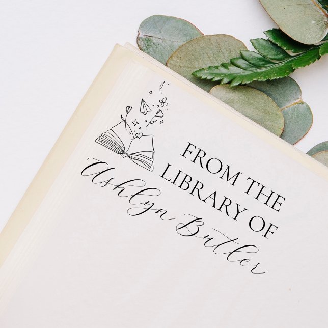 From the Library Of Custom Wood Stamp (Creator Uploaded)