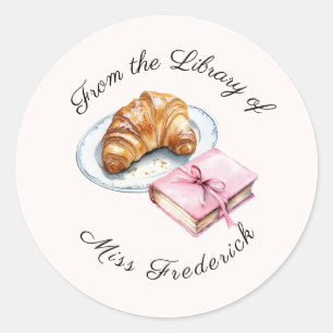 From the Library of Labels, Cat Teacher Stickers