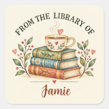 From the Library of | Personalised Book Lover 