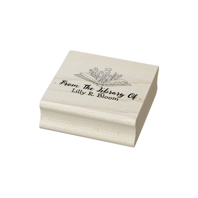 From the Library Of – Personalised Name Rubber Stamp (Stamp)