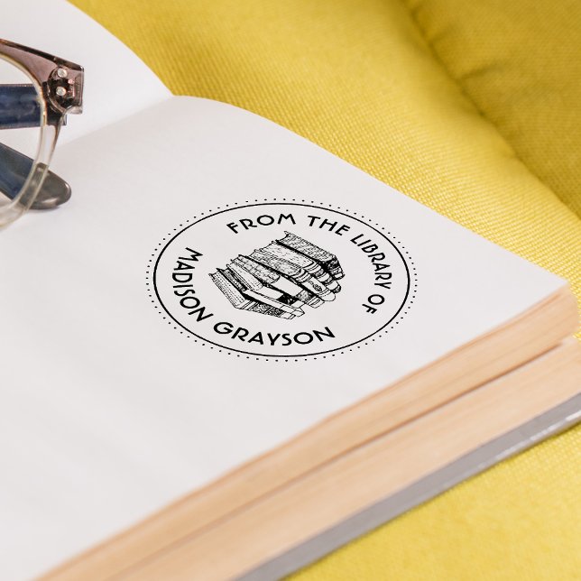 From The Library Of Personalised Self-inking Stamp (From The Library Of Personalized Self-inking Stamp)