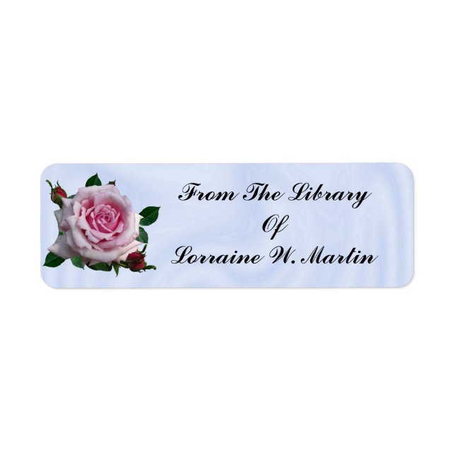 FROM THE LIBRARY OF- RETURN ADDRESS LABELS (Front)