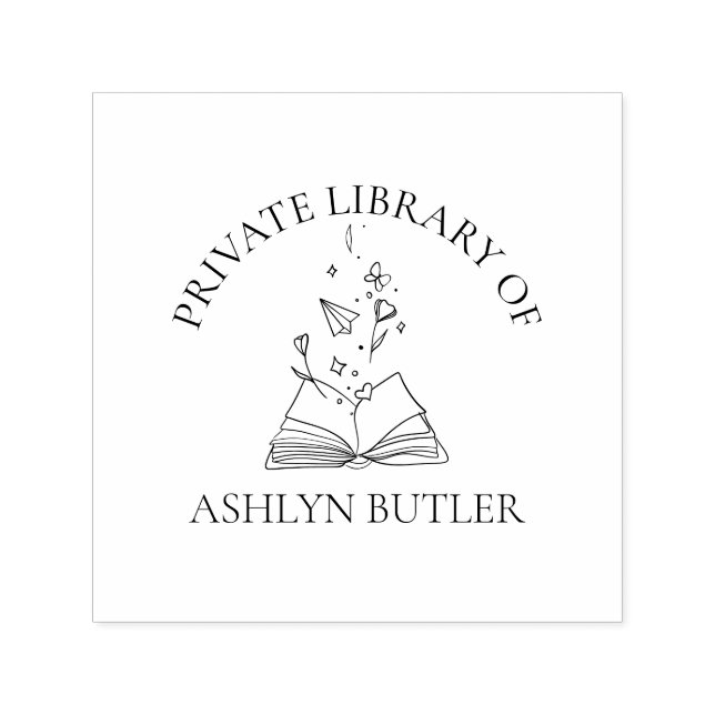 From the Library Of Rubber Stamp (Design)