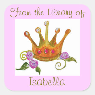 "From the Library of" Sticker (customisable)