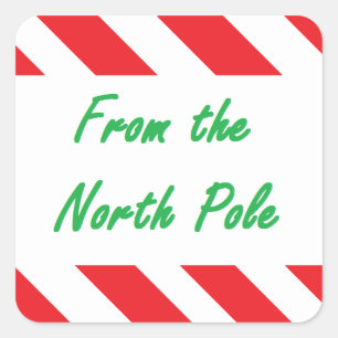 "From the North Pole" Sticker