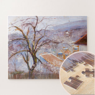 From the outskirts of Paris, Hugo Simberg  Jigsaw Puzzle