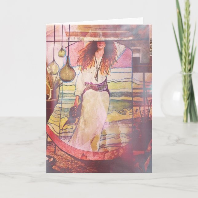 "From the porthole in Portugal" Card (Front)