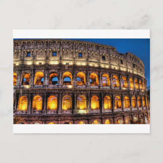 From the Roman Colosseum with Love Postcard