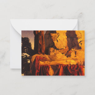 From the Story of Snow White, 1912 by Parrish Card