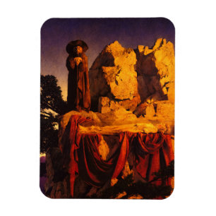 From the Story of Snow White, 1912 by Parrish Magnet