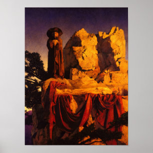 From the Story of Snow White, 1912 by Parrish Poster