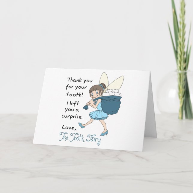 From The Tooth Fairy Card (Front)