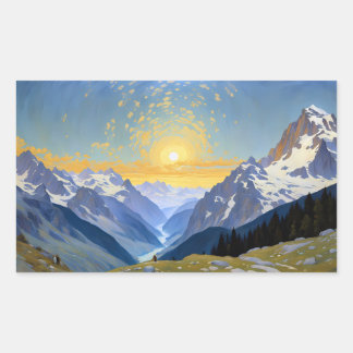 From the top rectangular sticker