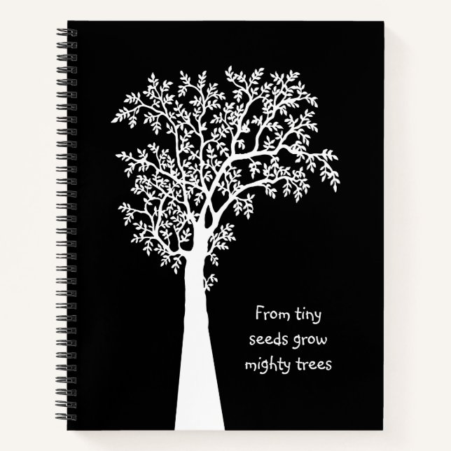 From Tiny Seeds Grow Mighty Trees Awesome Teacher Notebook (Front)