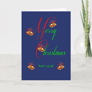 From Us All Christmas Bells Holiday Card