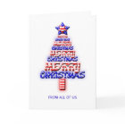 From us all, patriotic Christmas tree