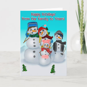 From Us Holiday Greeting Card