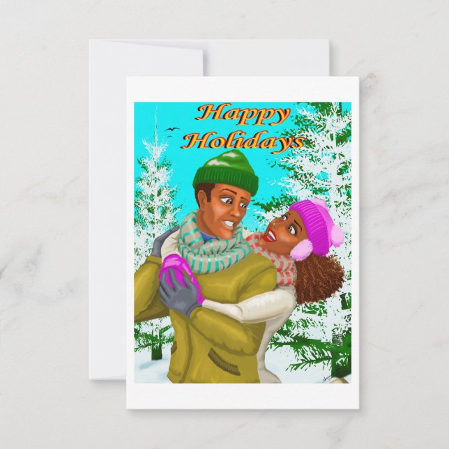 From Us Holiday Greetings Card (Front)