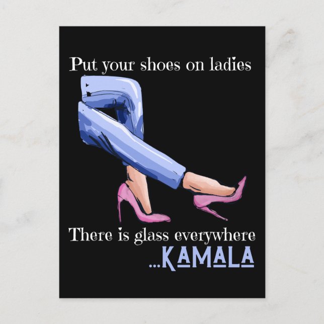 From Vice President To President Kamal Harris 2024 Postcard (Front)