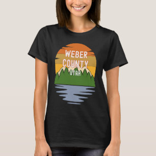 From Weber County Utah Vintage Sunset T-Shirt