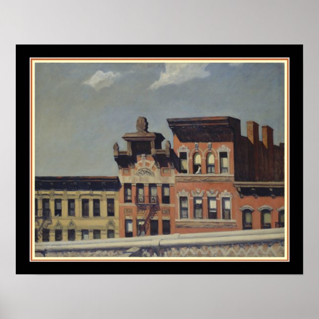 From Williamsburg Bridge by Edward Hopper Poster (Front)
