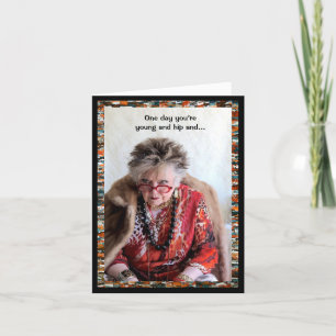 From young and hip to stretch pants card