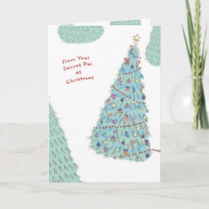 From Your Secret Pal At Christmas Holiday Card