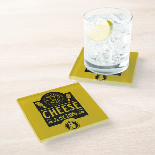 Fromage Artisan Glass Coaster