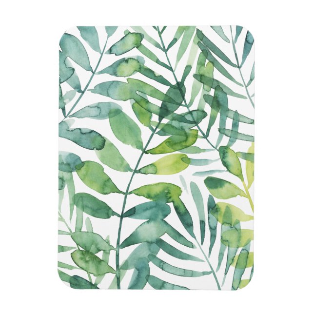 Frond Waltz - Palm Frond Leaves Magnet (Vertical)