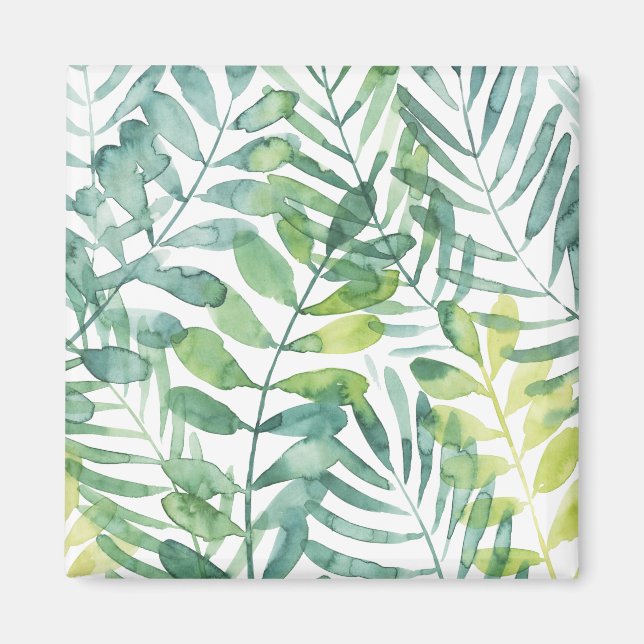 Frond Waltz - Palm Frond Leaves Magnet (Front)