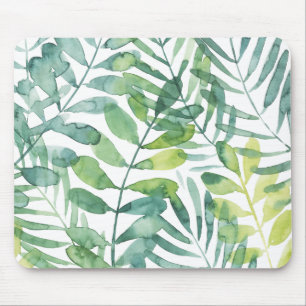 Frond Waltz - Palm Frond Leaves Mouse Pad
