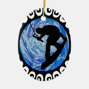 FRONT AND BACK CERAMIC ORNAMENT