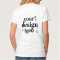 Front and Back Design Custom Logo Personalised 
