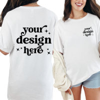 Front and Back Design Custom Logo Personalised 