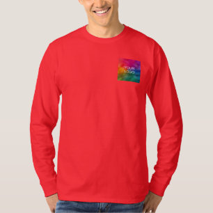 Front And Back Print Upload Add Image Logo Men's T-Shirt